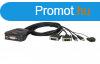 ATEN CS22D 2-Port USB DVI Cable KVM Switch with Remote Port 