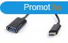 Gembird A-OTG-CMAF2-01 USB2.0 OTG Type-C adapter cable Black