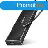 AXAGON HUE-F7C SuperSpeed USB-C FLAT CHARGING HUB Black