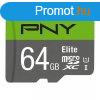 PNY 64GB microSDXC Elite Class 10 UHS-I + adapterrel