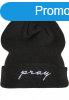 Mr. Tee Pray Embroidery Beanie black/white