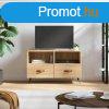 Sonoma-tlgyszn szerelt fa TV-szekrny 80 x 36 x 50 cm