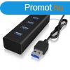 Raidsonic Icy Box Type-A to USB 3.2 Gen 1 4 port Type-A hub 