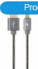 Gembird CC-USB2S-AMmBM-2M-BG microUSB Premium spiral metal c