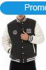 Mass Denim Athletic Baseball Jacket dark heather grey