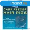 Drennan Carp Feeder Hair Rigs 14-6 lb elkttt horog