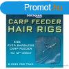 Drennan Carp Feeder Hair Rigs 18-5 lb elkttt horog