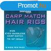 Drennan Carp Match Hair Rigs 18-4lb elkttt horog