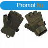 MFH Tactical Gloves, "Pro", fingerless, OD green -