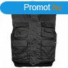 US Quilted Vest, "Ranger", black, large sizes - me