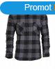 BLACK/GREY FLANNEL SHIRT LIGHT - kocks ing, favg ing, ny