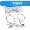  Large Metal Handcuffs With Keys 