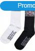 Mr. Tee Ramones Skull Socks 2-Pack black/white