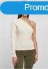 Urban Classics Ladies Asymmetric Longsleeve whitesand