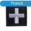 WARAGOD FELVARR Embroidery Cross Medic Patch Black and Whit