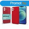 XPRO Soft Touch szilikon tok Slim piros Samsung A14 5G ksz