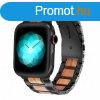 XPRO Apple Watch rozsdamentes acl fa berakssal szj Fekete