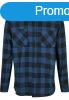 Urban Classics Checked Flanell Shirt blue/black