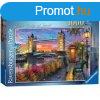 Ravensburger: Puzzle 1 000 db - Tower Bridge naplementben