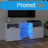 magasfny fehr TV-szekrny LED lmpkkal 120 x 30 x 50 cm