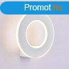 Design kr alak LED lmpatest Hoop, fehr (9W) meleg fehr