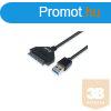 Equip talakt - 133471 (USB3.0 - SATA, fekete)