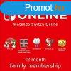 Nintendo Switch Online Family Membership - 12 hnap eShop (D