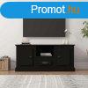 vidaXL fekete szerelt fa TV-szekrny 100x35,5x45 cm