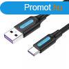Szellztets CORBF USB 2.0-USB-C kbel (5 A, 1 m, fekete)
