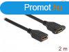 DeLock DisplayPort 1.2 cable female to female panel-mount 4K