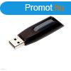 USB drive 64GB, USB 3.0, VERBATIM "V3", fekete-sz