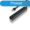 AXAGON HUE-SA7BP 7x USB 3.0 hub gyorstlts tmogatssal, Fe