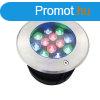 LED UNDERWATER LIGHT 12W RGB, IP68 WITH REMOTE 96UW12RGB