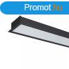 LED PROFILE RECESSED S48 24W 6500K 1200MM BLACK