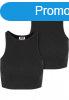 Urban Classics Ladies Organic Cropped Rib Top 2-Pack black/b