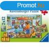 Ravensburger Puzzle 2x12 db - A boltban