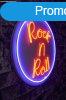 Rock n Roll - Multicolor Dekoratv manyag LED vilgts Mul