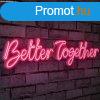 Better Together - Pink Dekoratv manyag LED vilgts 84x2x