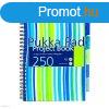 Spirlfzet Pukka Pad Project Book, A/4, vonalas, 250 oldal,