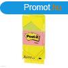 Post-it ntapads jegyzettmb, 6812 neon 51  38 mm, 3 x 100