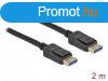 DeLock DisplayPort male/male 10K cable 2m Black