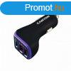 Canyon CNE-CCA08PU Triple USB Car Charger 18W Black/Purple