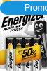 Energizer Alkaline Power Alkli Tarts Ceruza Elem AA LR6 B4