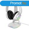 Rampage Tower T14 RGB Headset Stand White