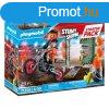 Playmobil: Starter Pack - Kaszkadr motorral s tzes karik