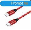 Logilink USB 2.0 Type-C cable C/M to USB-C/M 1m Red