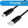 Logilink USB 2.0 cable USB-A/M to Micro-USB/M 1m Black