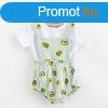 Muslin babakszlet Rvidnadrg s Pl New Baby Avocado