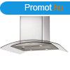 Cata ISLA GAMMA GLASS/X LED sziget praelszv inox 90cm