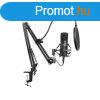 Sandberg Mikrofon - Streamer USB Microphone Kit (fekete; USB